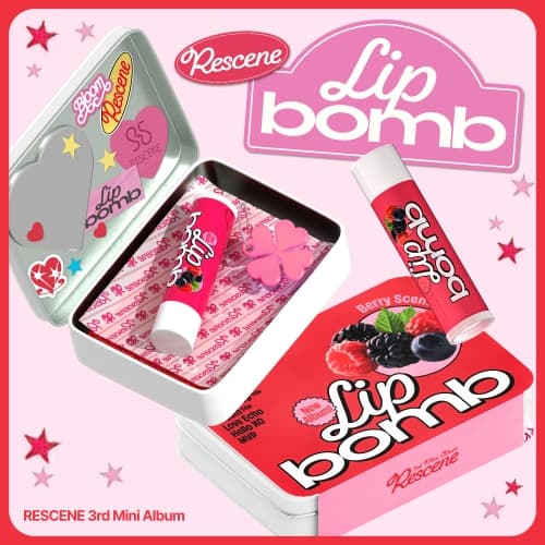 RESCENE (리센느) - The 3rd Mini Album [lip bomb] (QR) (lip balm ver.)
