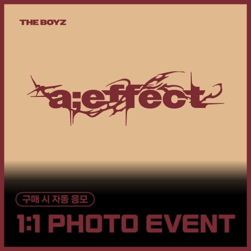 [11/18 1:1 PHOTO EVENT] 더보이즈 (THE BOYZ) - The 10th Mini Album [a;effect] (Photobook / 랜덤)