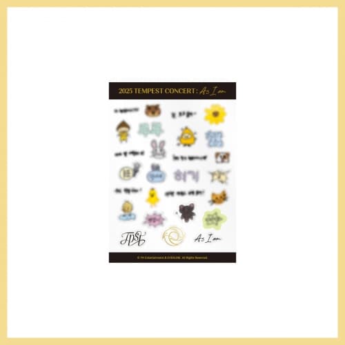 템페스트(TEMPEST)_02. 응원봉 데코 스티커_CONCERT [As I am] OFFICIAL MD