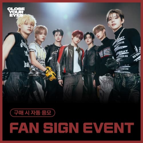 [26/1/3 FAN SIGN EVENT] CLOSE YOUR EYES - The 3rd Mini Album [blackout] (ticket ver.)