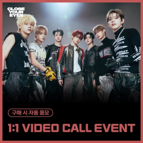 [26/1/3 1:1 VIDEO CALL EVENT] CLOSE YOUR EYES - The 3rd Mini Album [blackout] (ticket ver.)