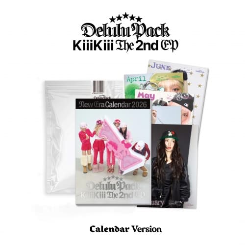 KiiiKiii (키키) - The 2nd EP [Delulu Pack] Calendar. Version.
