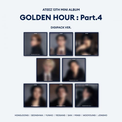 ATEEZ(에이티즈) - 13TH MINI ALBUM [GOLDEN HOUR : Part.4] (DIGIPACK VER.) (랜덤)