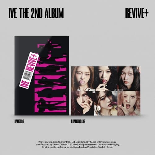 아이브 (IVE) - THE 2ND ALBUM [REVIVE+] (BANGERS ver./ CHALLENGERS ver.) (랜덤)