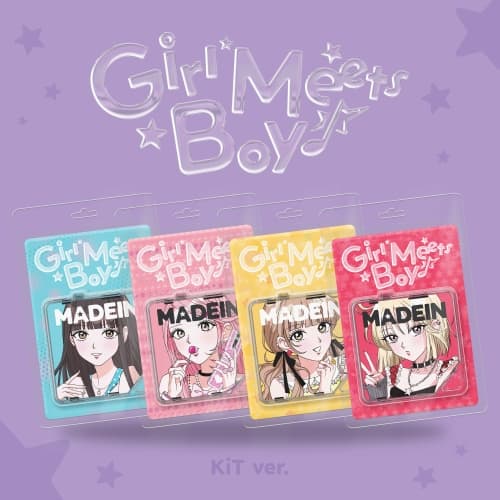 MADEIN (메이딘) - Girl Meets Boy (KiT Ver.) (랜덤)