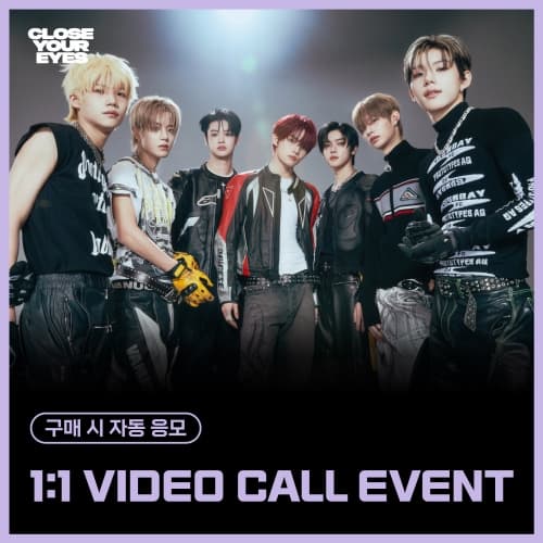 [2/7 1:1 VIDEO CALL EVENT] CLOSE YOUR EYES - The 3rd Mini Album [blackout] (ticket ver.)