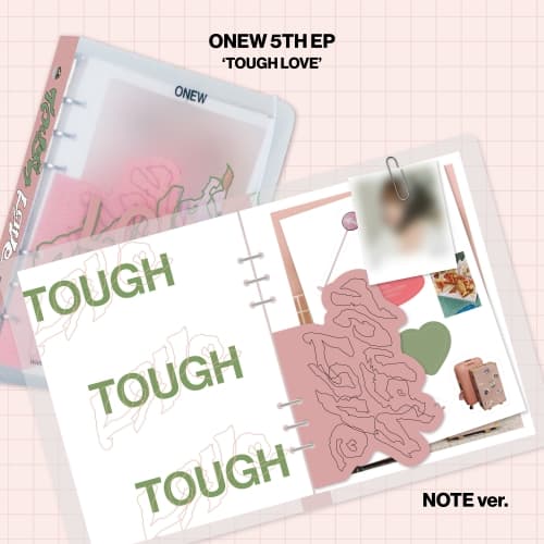 온유 (ONEW) - 미니앨범5집 TOUGH LOVE (NOTE Ver.)