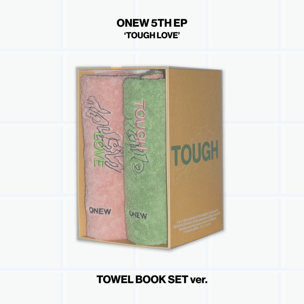 온유 (ONEW) - 미니앨범5집 TOUGH LOVE (TOWEL BOOK SET Ver.)