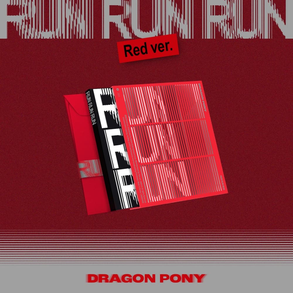 Dragon Pony (드래곤포니) - EP [RUN RUN RUN] (RED VER.)
