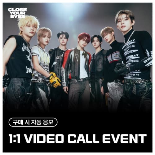[2/27 1:1 VIDEO CALL EVENT] CLOSE YOUR EYES - The 3rd Mini Album [blackout] (ticket ver.)