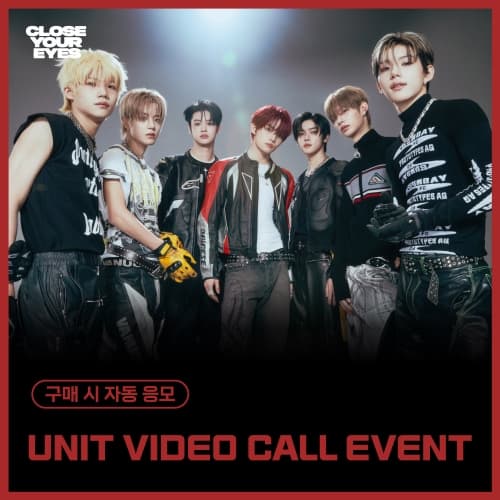 [3/7 UNIT VIDEO CALL EVENT] CLOSE YOUR EYES - The 3rd Mini Album [blackout] (ticket ver.)