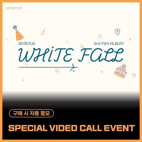[3/25 SPECIAL VIDEO CALL EVENT] 세븐어스 (SEVENUS) - 3rd mini album [WHITE FALL] (랜덤)
