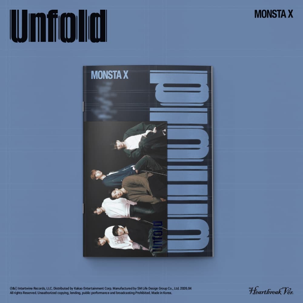 몬스타엑스 (MONSTA X) - 정규앨범 [Unfold] 일반반 (Heartbreak Ver.)