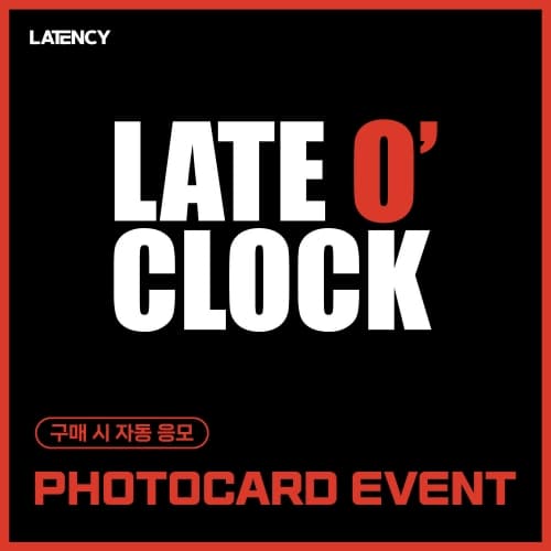 [PHOTOCARD EVENT] LATENCY (레이턴시) - 1st MiNi ALBUM [LATE O’ CLOCK] (SLEEVE VER.)
