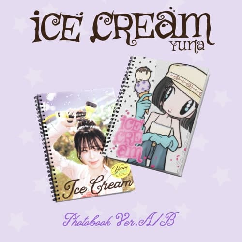 [세트/앨범2종] YUNA (ITZY) - [Ice Cream] Photobook Ver.