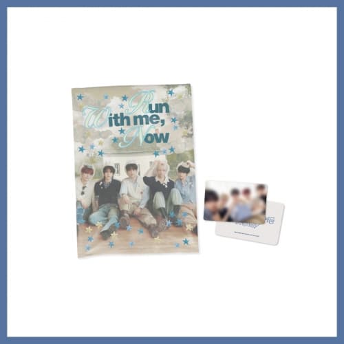 NOWZ (나우즈)_02. 쉬폰 패브릭 포스터_2026 FAN-CON (Run with me, NOW) MD