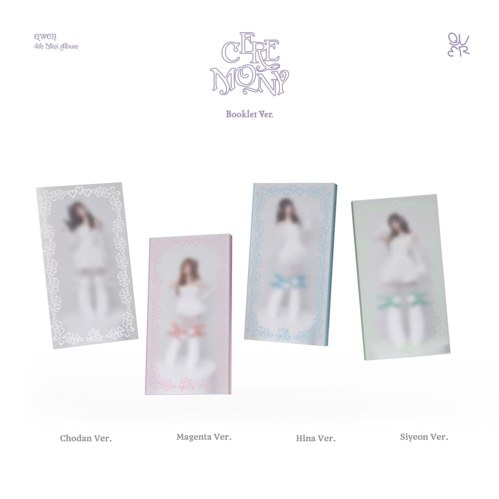 QWER (큐더블유이알) - 4th Mini Ablum 'CEREMONY' (Booklet Ver.) (랜덤)