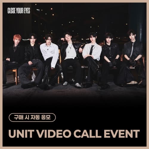 [5/1 UNIT VIDEO CALL EVENT] CLOSE YOUR EYES - The 3rd Mini Album [blackout] (ticket ver.)