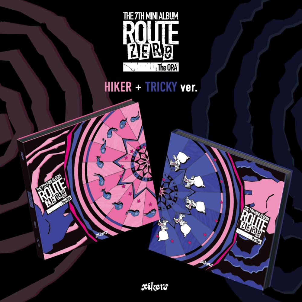 [세트/앨범2종] xikers(싸이커스) - 7TH MINI ALBUM [ROUTE ZERO : The  ORA]