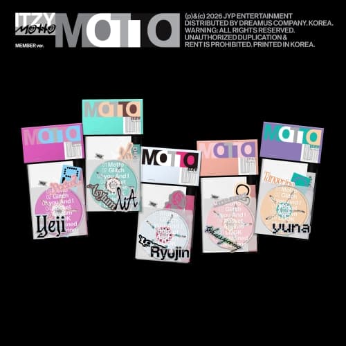 [세트/앨범5종] ITZY (있지) - Motto (MEMBER Ver.)