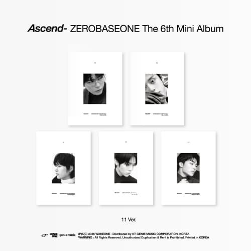 ZEROBASEONE - The 6th Mini Album [Ascend-]  11 ver. (랜덤)
