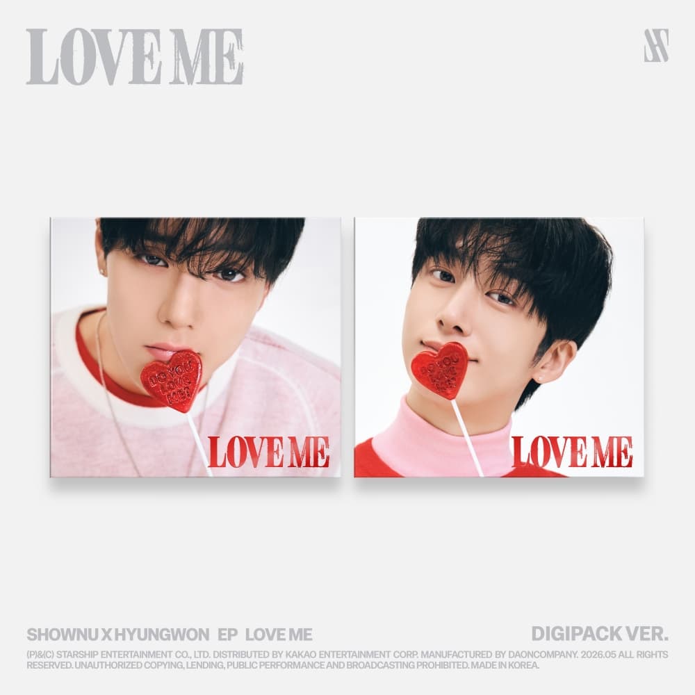 셔누X형원 (몬스타엑스) EP [LOVE ME] (DIGIPACK VER.한정반) (랜덤)
