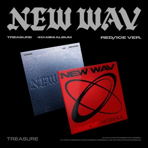 [세트/앨범2종] 트레저 (TREASURE) - 4th MINI ALBUM [NEW WAV]