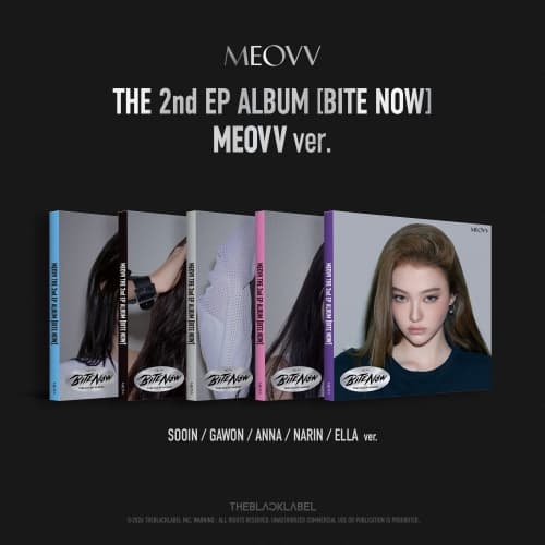 [세트/앨범5종] MEOVV THE 2nd EP ALBUM [BITE NOW] MEOVV ver.