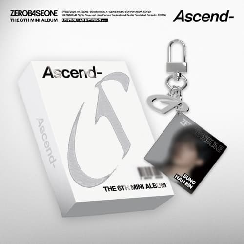 ZEROBASEONE - The 6th Mini Album [Ascend-] LENTICULAR KEYRING Ver. (랜덤)