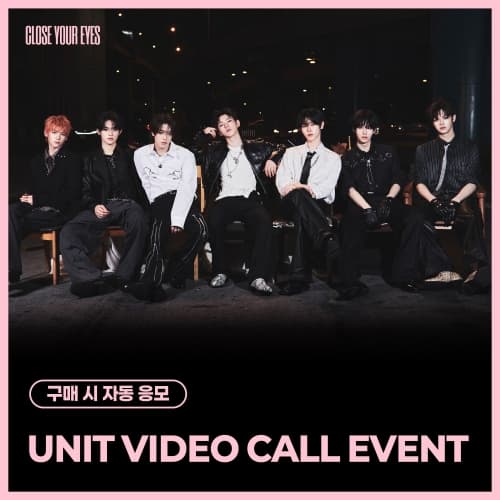 [5/17 UNIT VIDEO CALL EVENT] CLOSE YOUR EYES - The 3rd Mini Album [blackout] (ticket ver.)