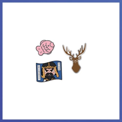 유미의 세포들 시즌3(Yumi's Cells 3)_13. 금속 뱃지_POP-UP STORE MD