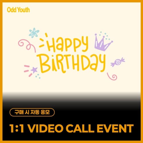 [6/19 1:1 VIDEO CALL EVENT] ODD YOUTH - 2nd Single [Babyface] (随机)