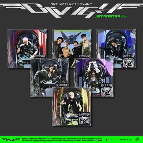 [세트/앨범6종] NCT 127 - 정규 7집 [BLINGY] (JET Poster Ver.)