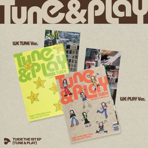 [세트/앨범4종] TUIDE - The 1st EP [TUNE & PLAY] 일반반 + Weverse Albums ver.