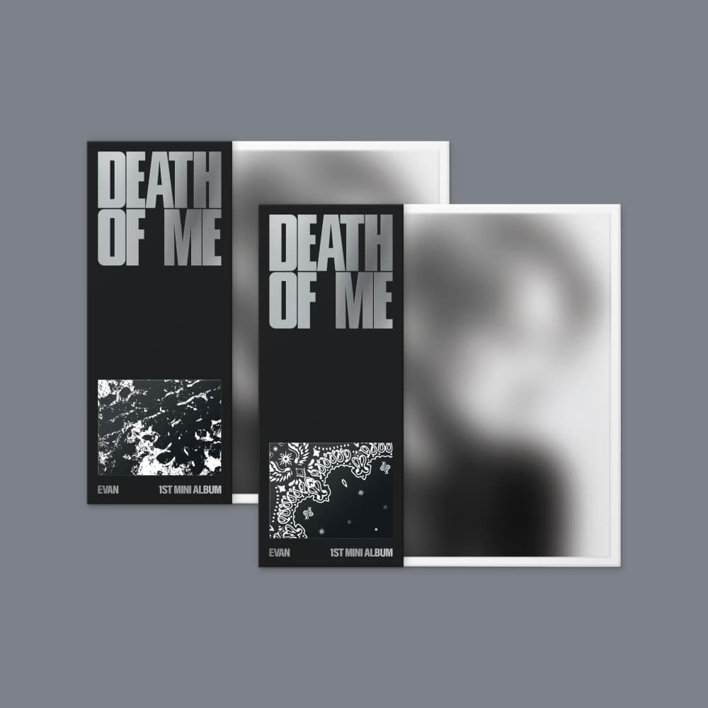 [세트/앨범2종] 에반(EVAN) - 미니 1집 [DEATH OF ME] (BANDANA Ver.)