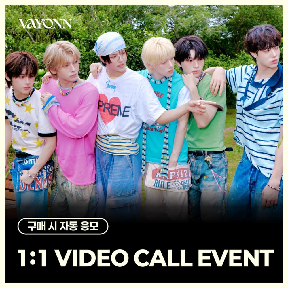 [8/22 1:1 VIDEO CALL EVENT] VAYONN - 1ST EP 'Youth Today' (Youth Ver.)