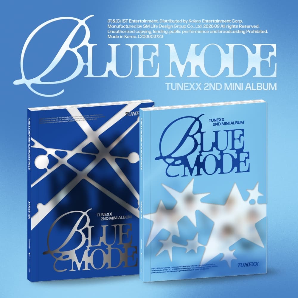 [세트/앨범2종] TUNEXX (튜넥스) - 미니 2집 [BLUE MODE] (B MODE ver./ X MODE ver.)