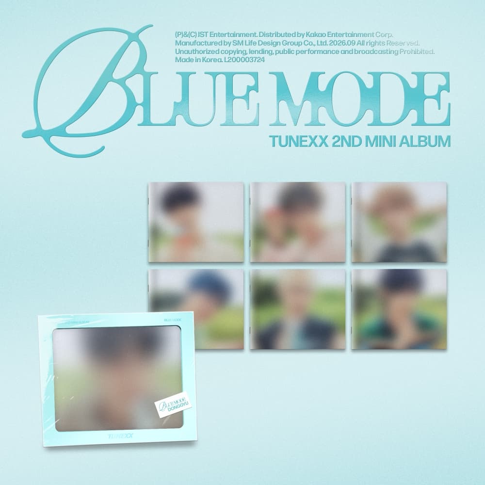 [세트/앨범7종] TUNEXX (튜넥스) - 미니 2집 [BLUE MODE] (INDIVIDUAL MODE ver.)