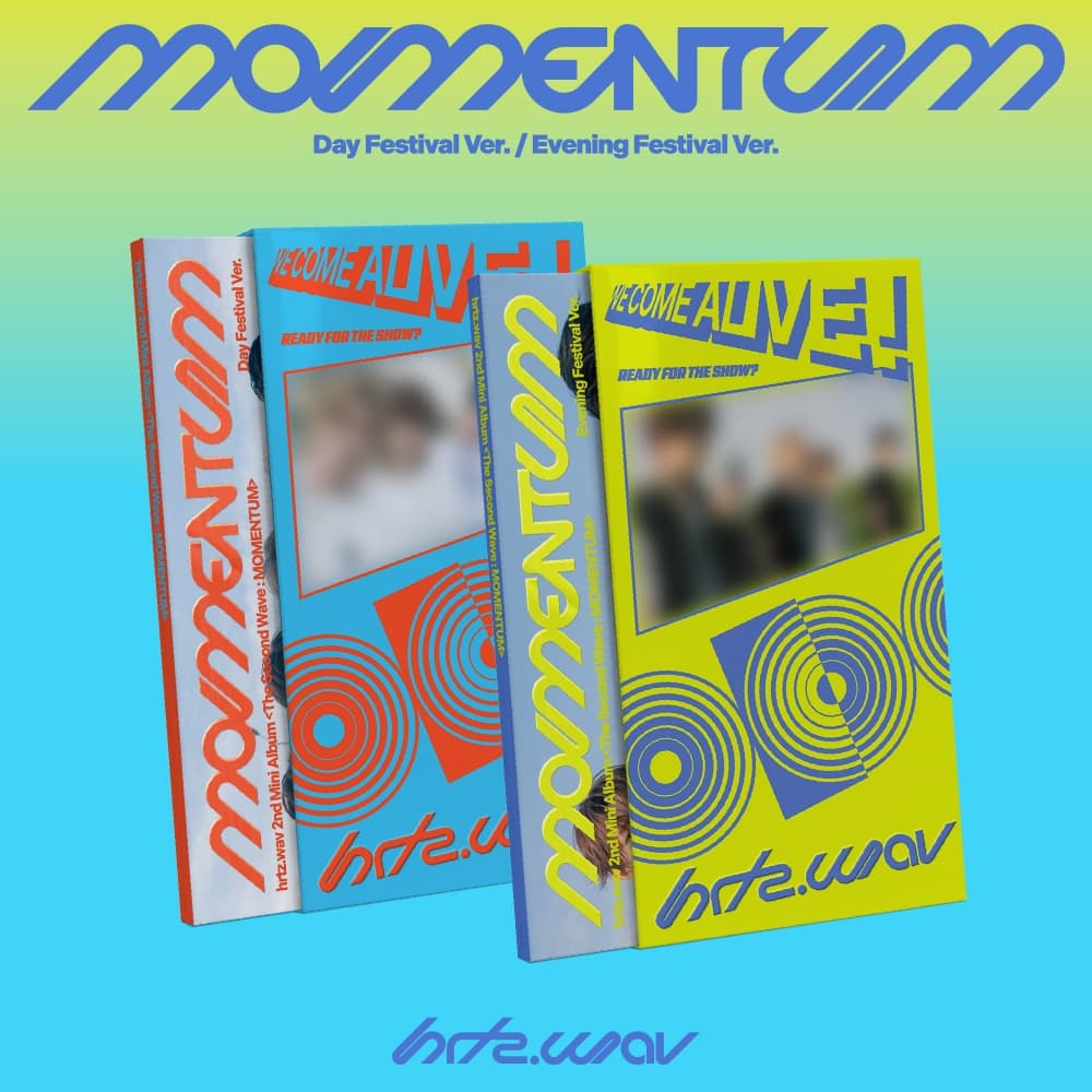 [세트/앨범2종] hrtz.wav (하츠웨이브) - 미니 2집 [The Second Wave : MOMENTUM]