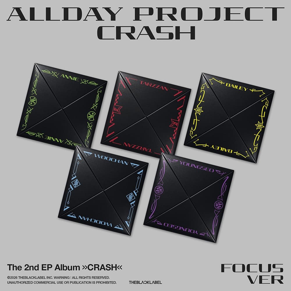 ALLDAY PROJECT - The 2nd EP Album 'CRASH' (FOCUS ver. / 랜덤)