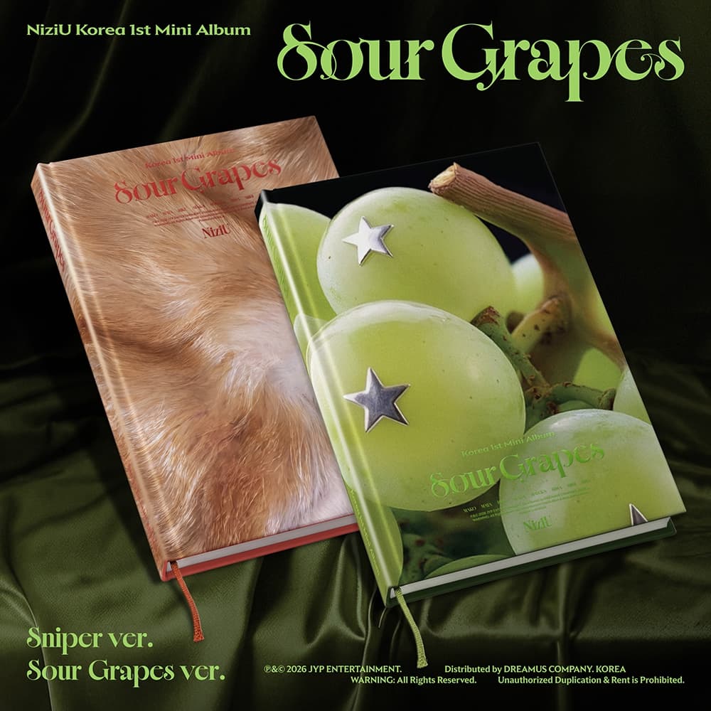 [세트/앨범2종] 니쥬 (NiziU) - 미니 1집 Sour Grapes (Sniper Ver. / Sour Grapes Ver.)