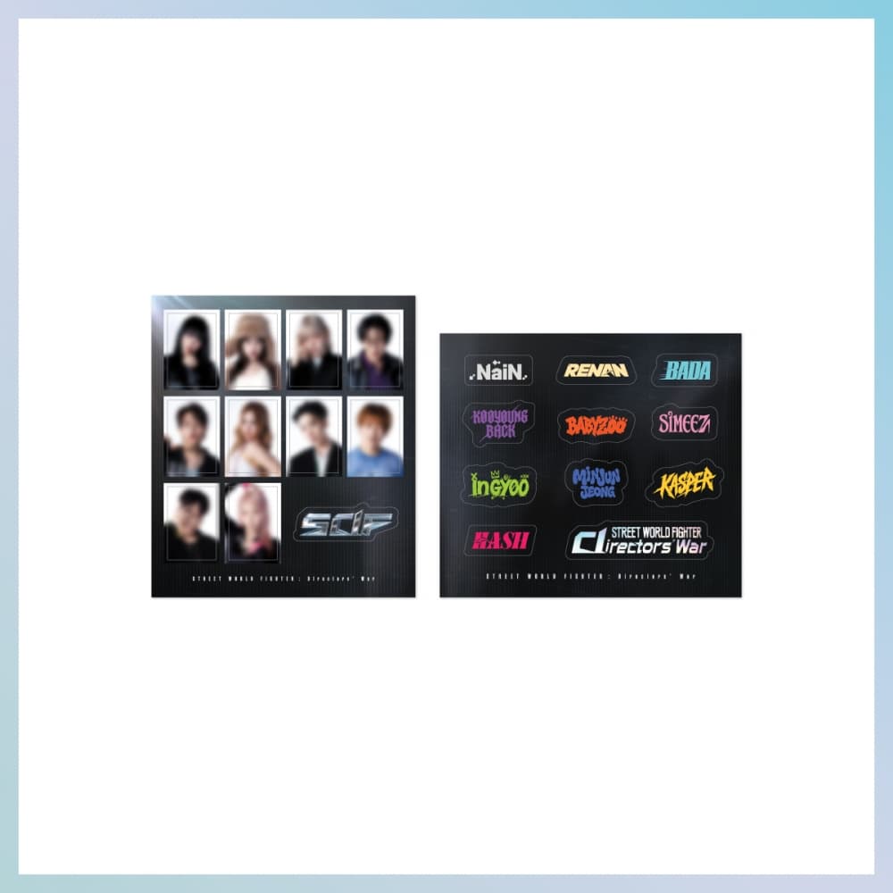 스트릿 월드 파이터 : 디렉터스 워_06. STICKER PACK_POP-UP [STREET WORLD FIGHTER : Directors' War] MD