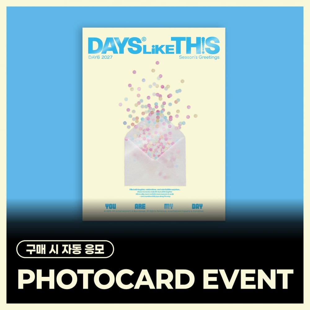 DAY6 (데이식스) - 2027 Season's Greetings [DAYS LIKE THIS]