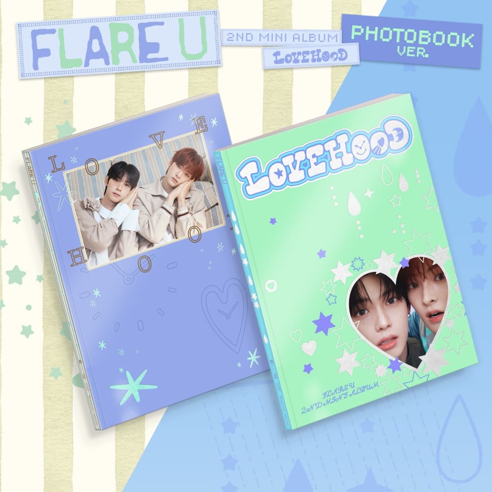 [세트/앨범2종] FLARE U (플레어 유) 2nd Mini Album [LOVEHOOD] (PHOTOBOOK Ver.)