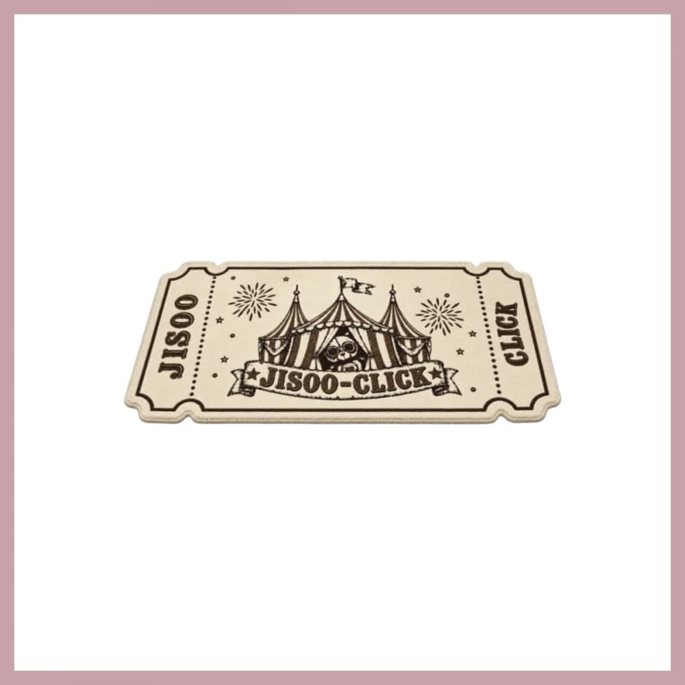 지수 (JISOO)_25. VINTAGE RUG (TICKET)_POP-UP STORE [JISOO : CLICK in SEOUL] MD