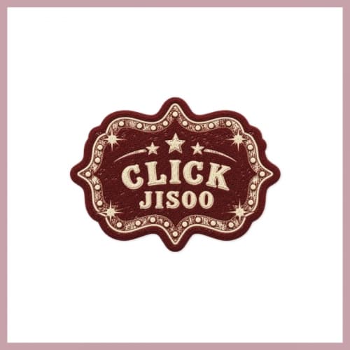 지수 (JISOO)_24. VINTAGE RUG (LOGO)_POP-UP STORE [JISOO : CLICK in SEOUL] MD