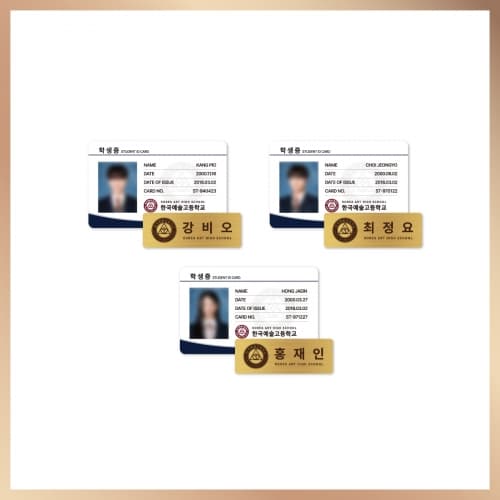 FOUR HANDS_05. 학생증 & 명찰 세트_[포핸즈] POP-UP STORE MD
