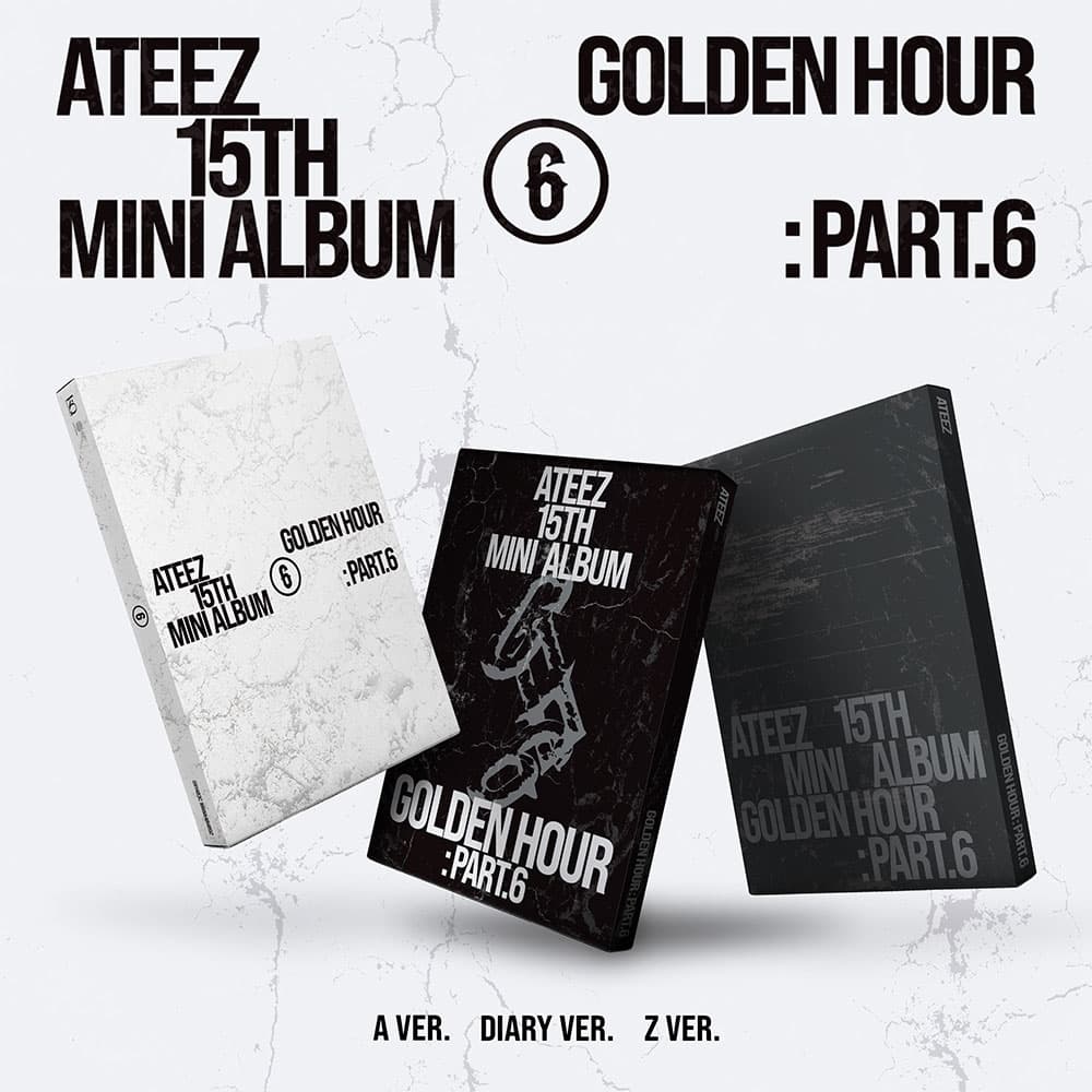 [세트/앨범3종] 에이티즈 (ATEEZ) - GOLDEN HOUR : Part.6
