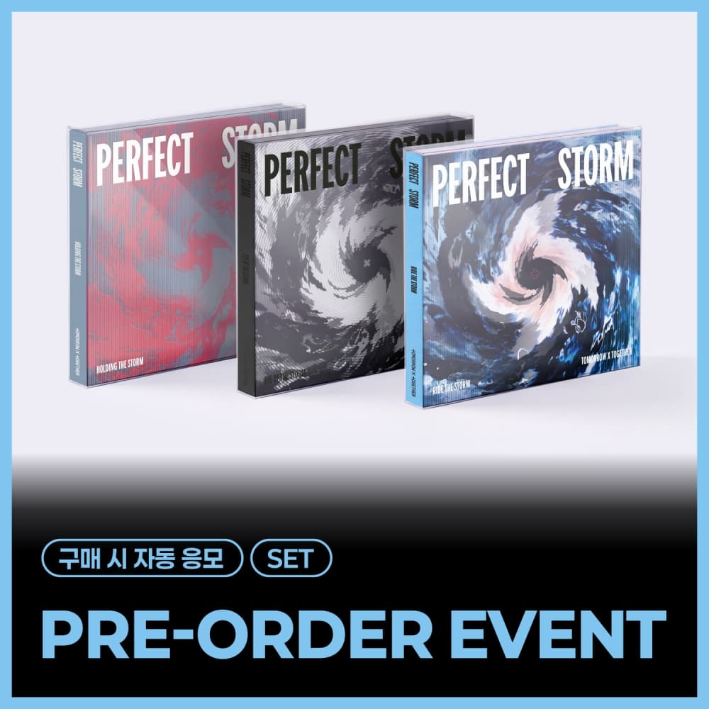 [PHOTOCARD EVENT] [세트/앨범3종] 투모로우바이투게더 (TXT) - TOMORROW X TOGETHER 9th Mini Album 'PERFECT STORM'