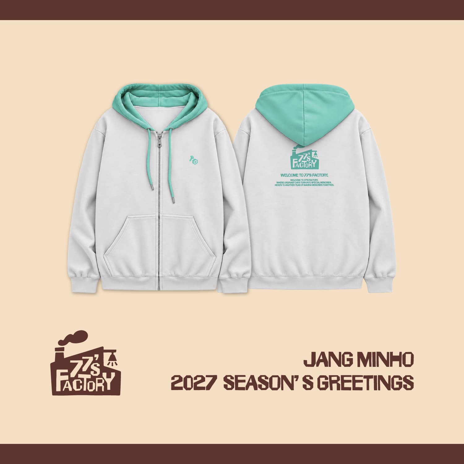 장민호(JANG MIN HO) - 집업 후드_2027 SEASON’S GREETINGS [77’s FACTORY] MD